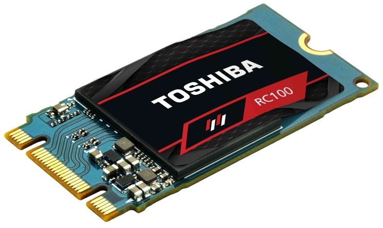 Цена накопителей Toshiba OCZ RC100 NVMe M.2 SSD начинается с 50 евро