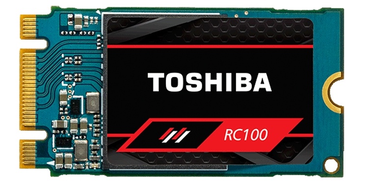 Цена накопителей Toshiba OCZ RC100 NVMe M.2 SSD начинается с 50 евро