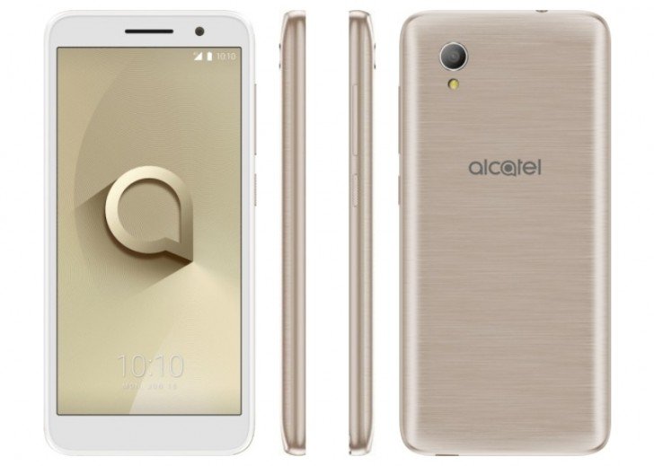 Основой смартфона Alcatel 1 служит SoC MediaTek MT6739 и Android Oreo (Go Edition)