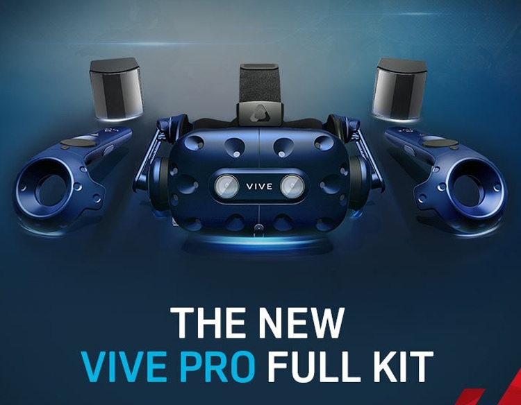 Комплект виртуальной реальности HTC Vive Pro Full Kit оценён в $1700