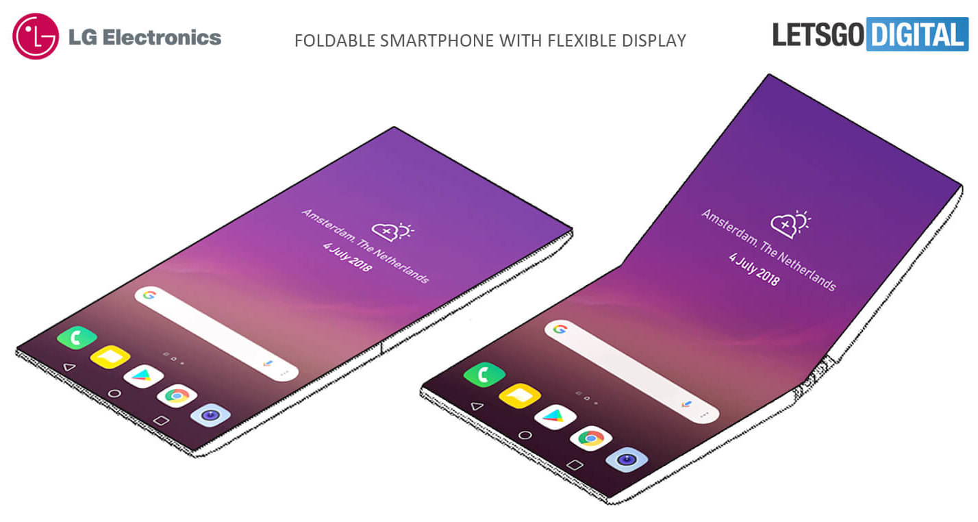 LG запатентовала еще один складной смартфон