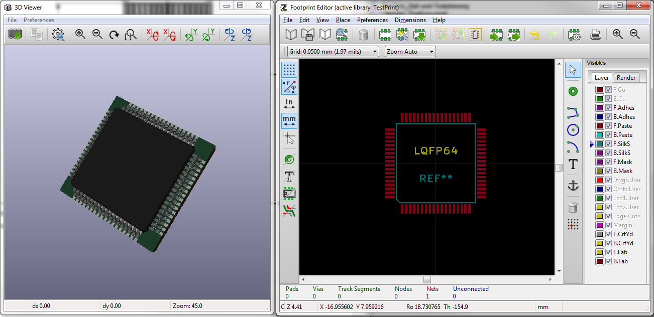 Kicad моделирование схемы