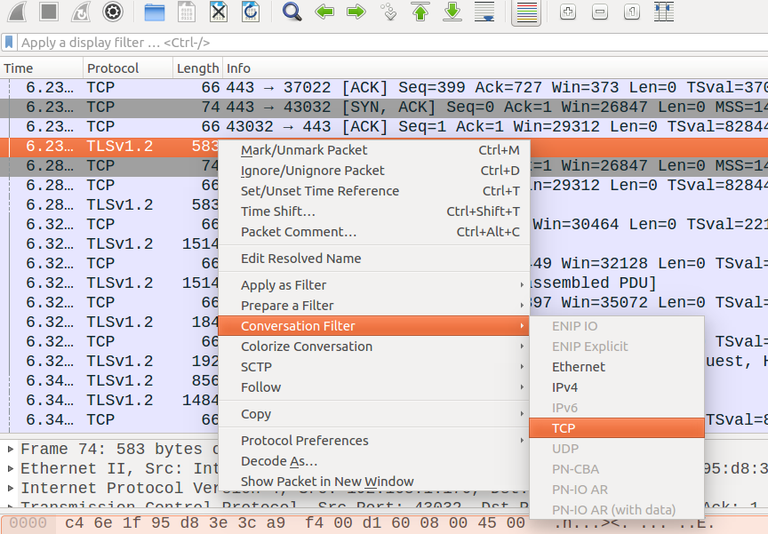 Практические приёмы работы в Wireshark - 3