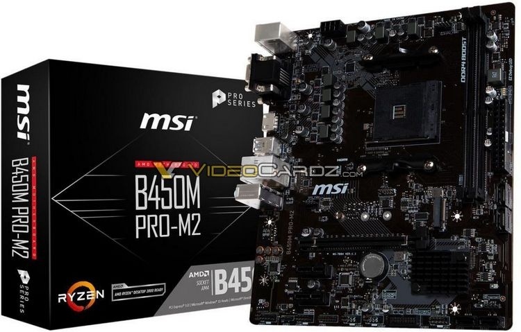 Опубликованы изображения материнских плат ASRock, ASUS, Gigabyte и MSI на чипсете AMD B450