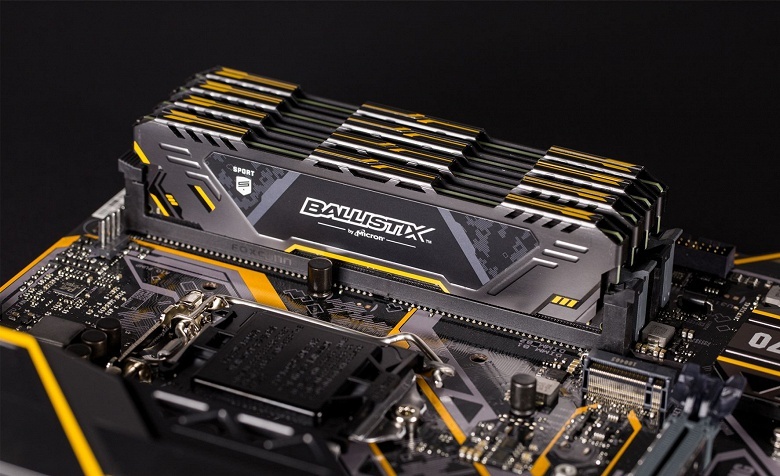 Начались продажи модулей памяти Crucial Ballistix Sport AT