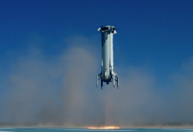 Blue Origin успешно испытала ракету и аварийное отделение капсулы