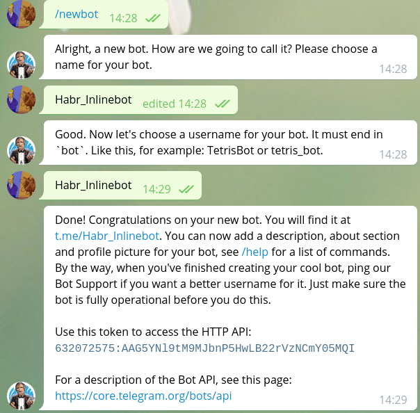 Как скрыть inline клавиатуру telegram