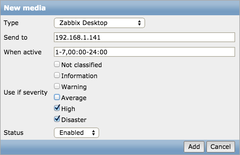 Как научить Zabbix отправлять уведомления о проблемах прямо на рабочий стол - 3