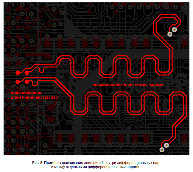 SamsPcbGuide, часть 7: Трассировка сигнальных линий. Дифференциальные пары - 6