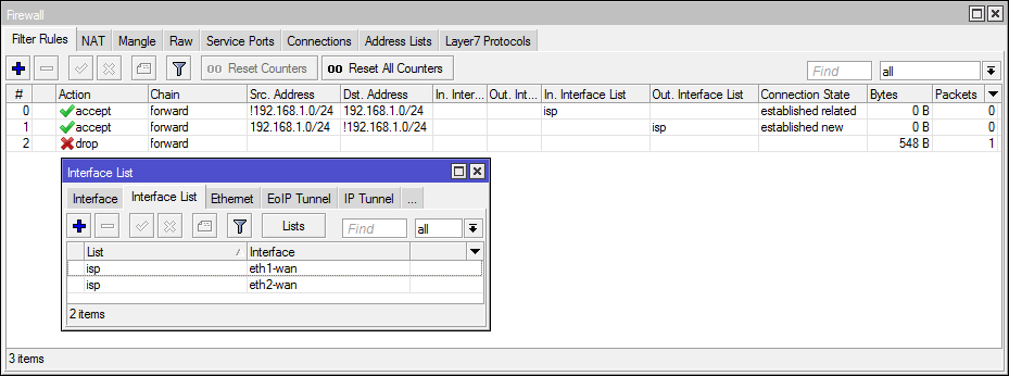 Гайд по Interface List в MikroTik - 7