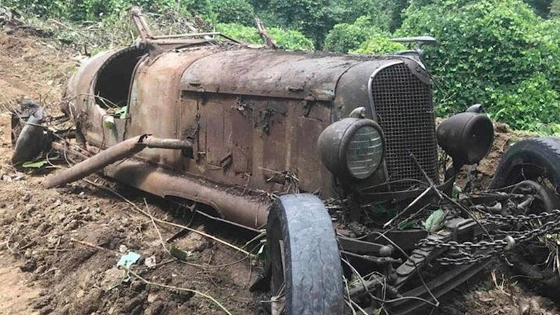 В США при сносе здания нашли автомобили 1930-х годов