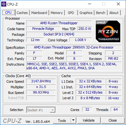 Новая статья: Обзор процессоров AMD Ryzen Threadripper 2990WX и 2950X: нужны ли в производительном десктопе 32 ядра, или посидим на 16