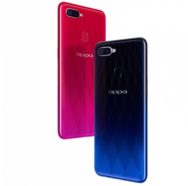 Oppo F9: 25-мегапиксельная фронтальная камера, каплевидный вырез в экране и необычное оформление тыльной стороны