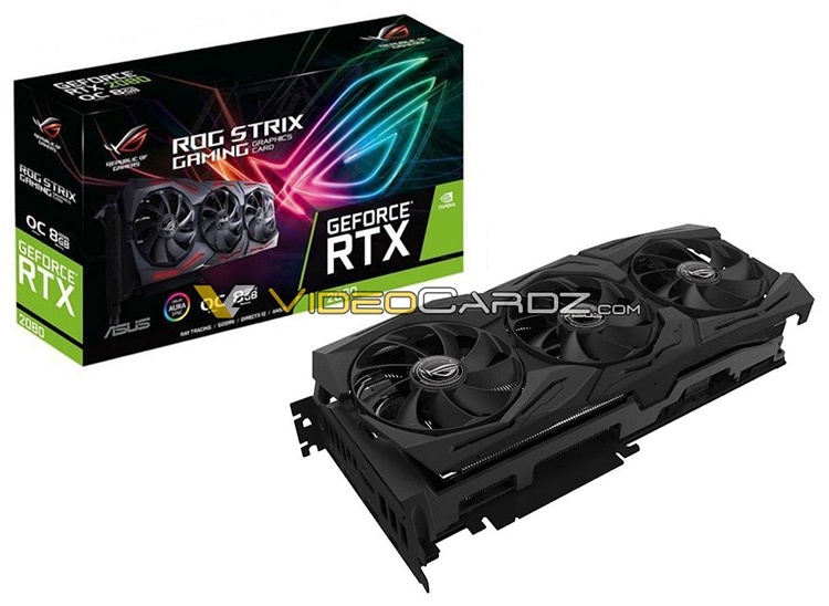 Видеокарты ASUS GeForce RTX 2080/2080 Ti выделяются строгим дизайном