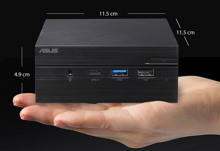 Компьютер ASUS Mini PC PN60 помещается на ладони