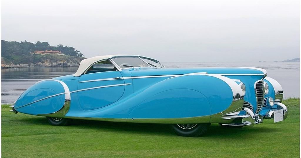 Самые красивые автомобили: Delahaye