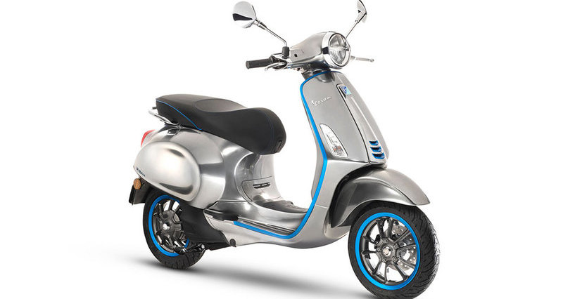 Первый электроскутер Vespa выйдет в октябре