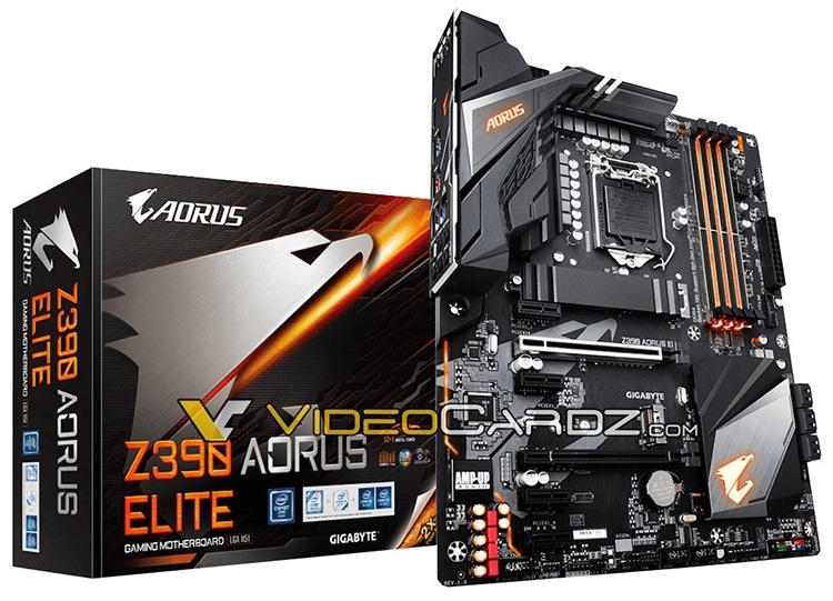 Gigabyte готовит геймерскую матплату Z390 Aorus Elite