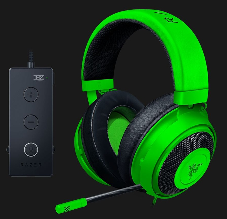 Гарнитура Razer Kraken Tournament Edition поддерживает технологию THX Spatial Audio