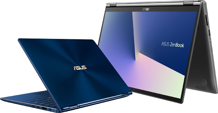 Ноутбуки-трансформеры ASUS ZenBook Flip 13/15 получили чип Intel Whiskey Lake