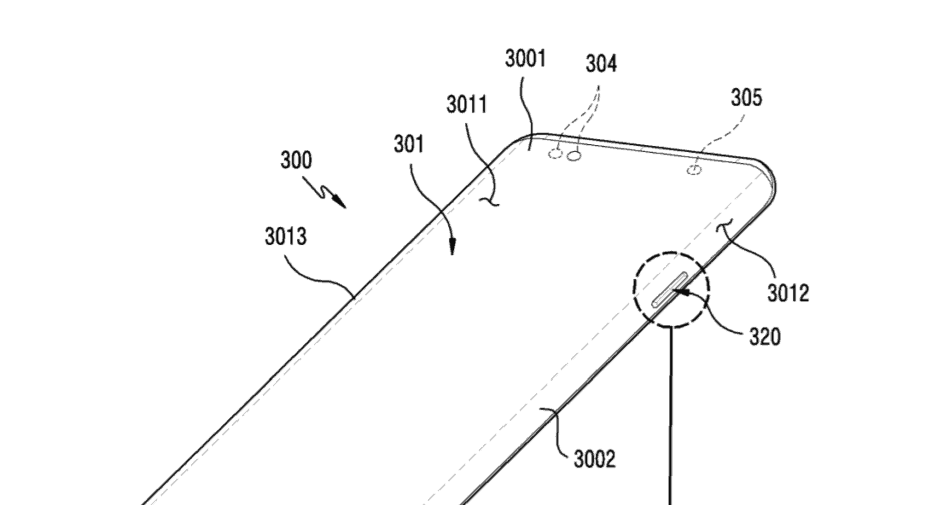 Патентная заявка Samsung: изогнутый дисплей с «вырезами» под кнопки