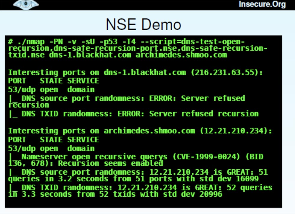 Конференция DEFCON 16. Фёдор, хакер InSecure.org. NMAP-cканирование Интернет - 18