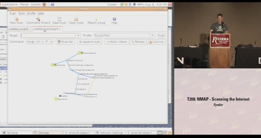 Конференция DEFCON 16. Фёдор, хакер InSecure.org. NMAP-cканирование Интернет - 20