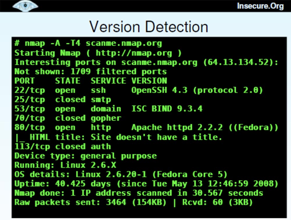 Конференция DEFCON 16. Фёдор, хакер InSecure.org. NMAP-cканирование Интернет - 23