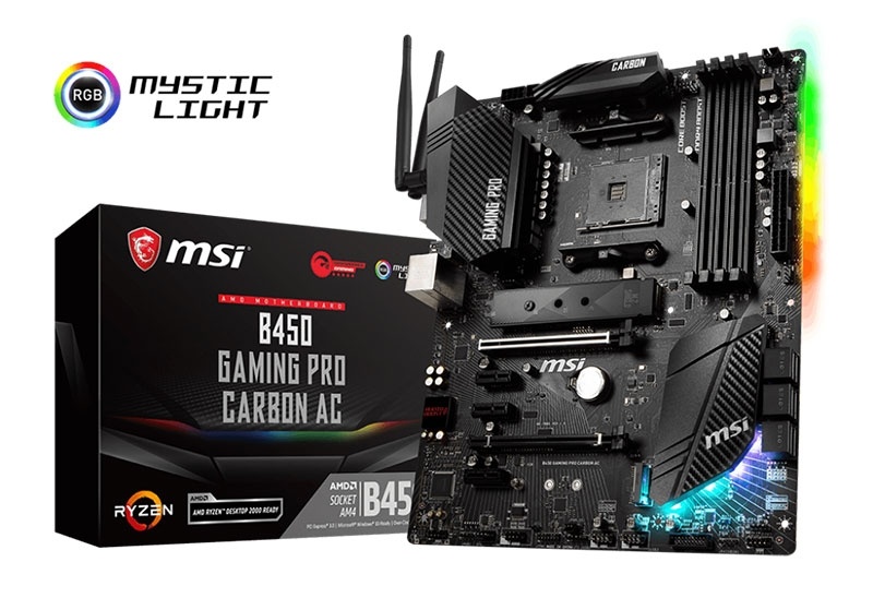 Новая статья: Обзор материнской платы MSI B450 Gaming Pro Carbon AC: экономим без потерь