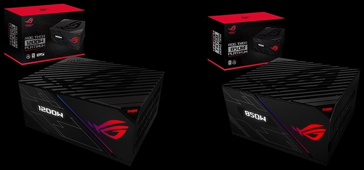 Блоки питания ASUS ROG Thor рассчитаны на самые мощные видеокарты