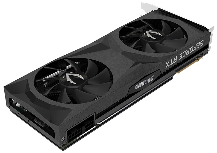 Видеокарта ZOTAC Gaming GeForce RTX 2080 Twin Fan выполнена в строгом стиле