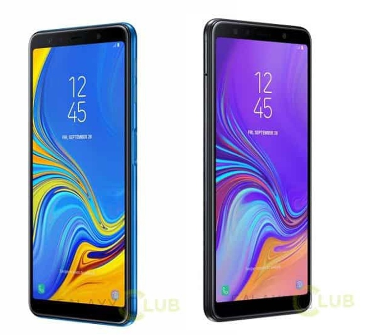 Смартфон Samsung Galaxy A7 (2018) показался на рендерах с тройной камерой