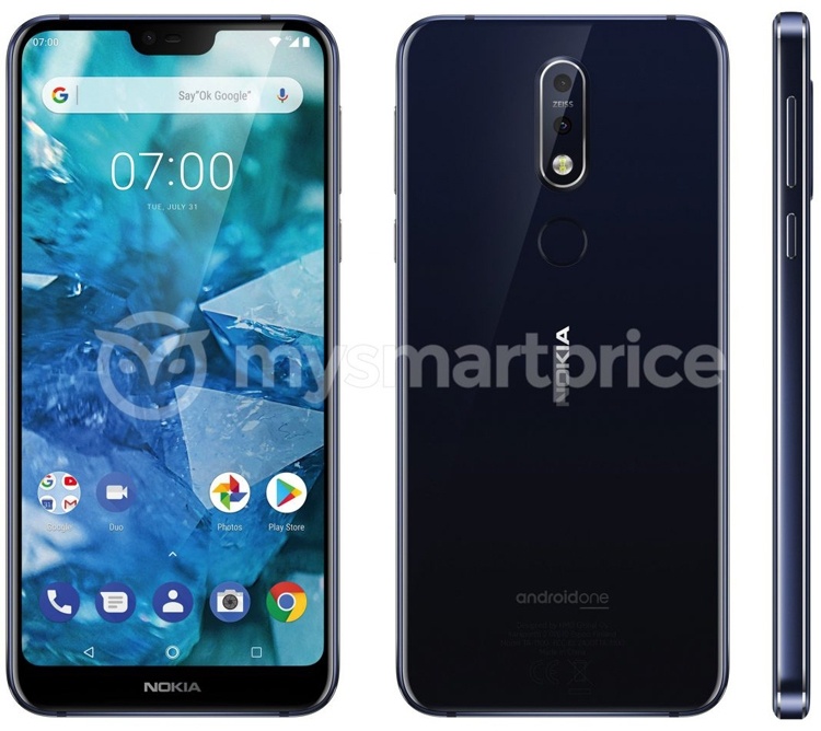 Смартфон Nokia 7.1 Plus показал лицо