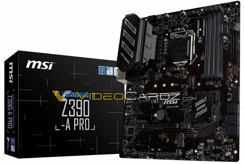 Опубликованы изображения 26 моделей системных плат ASRock, MSI и Asus, построенных на чипсете Intel Z390