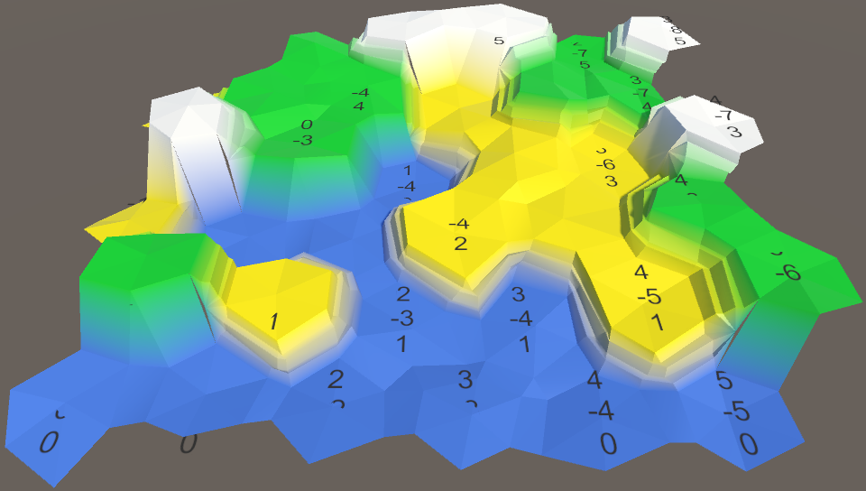 Карты из шестиугольников в Unity: неровности, реки и дороги - 15