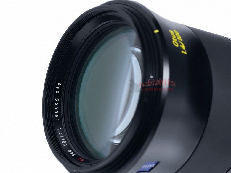 Появились изображения объектива Zeiss Otus 1.4/100