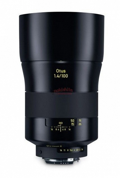 Появились изображения объектива Zeiss Otus 1.4/100