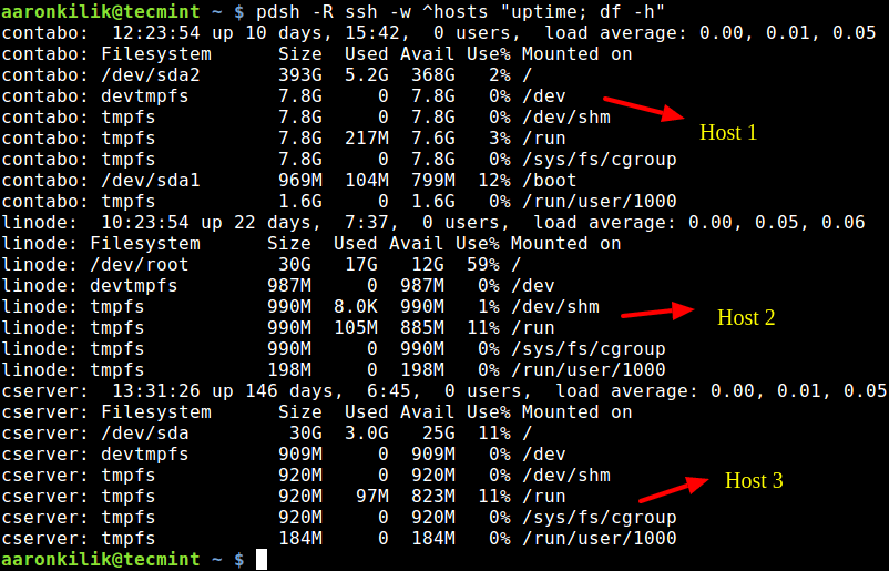 4 инструмента для одновременного выполнения команд на нескольких Linux-серверах - 3