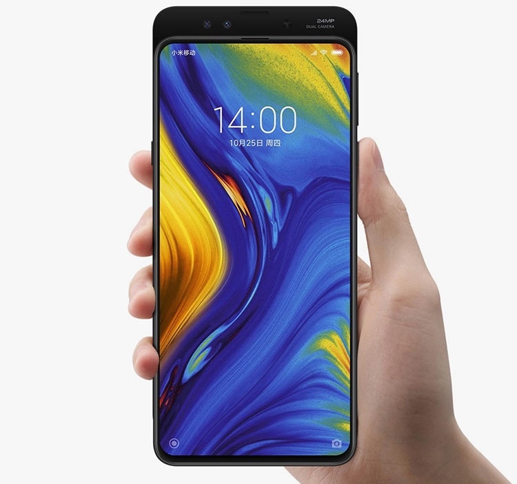 Xiaomi представила слайдер Mi Mix 3 без экранного выреза