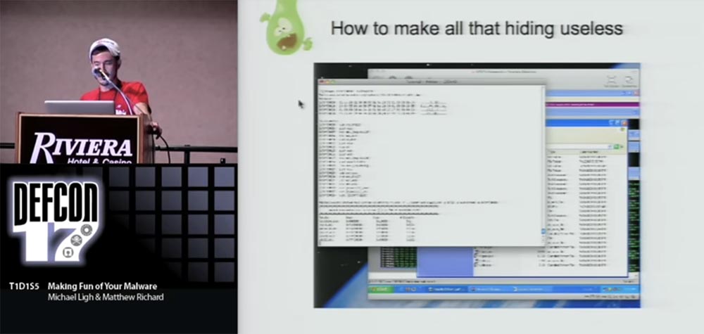 Конференция DEFCON 17. Посмеёмся над вашими вирусами! Часть 1 - 28