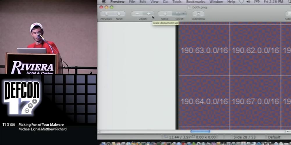 Конференция DEFCON 17. Посмеёмся над вашими вирусами! Часть 2 - 6