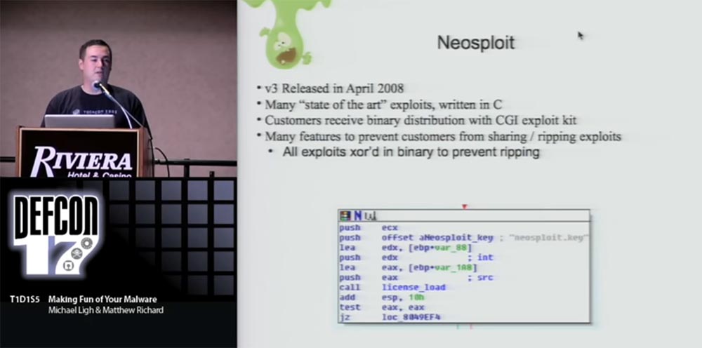 Конференция DEFCON 17. Посмеёмся над вашими вирусами! Часть 2 - 7