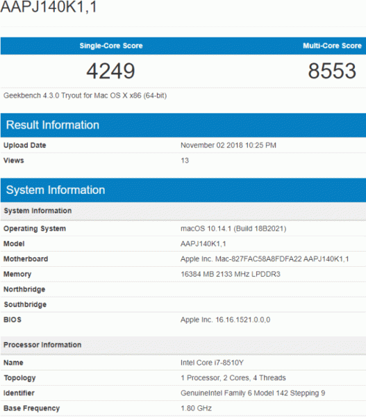 Новый MacBook Air получит процессор помощнее