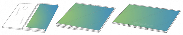 Первый складной планшет Samsung можно сгибать в двух местах