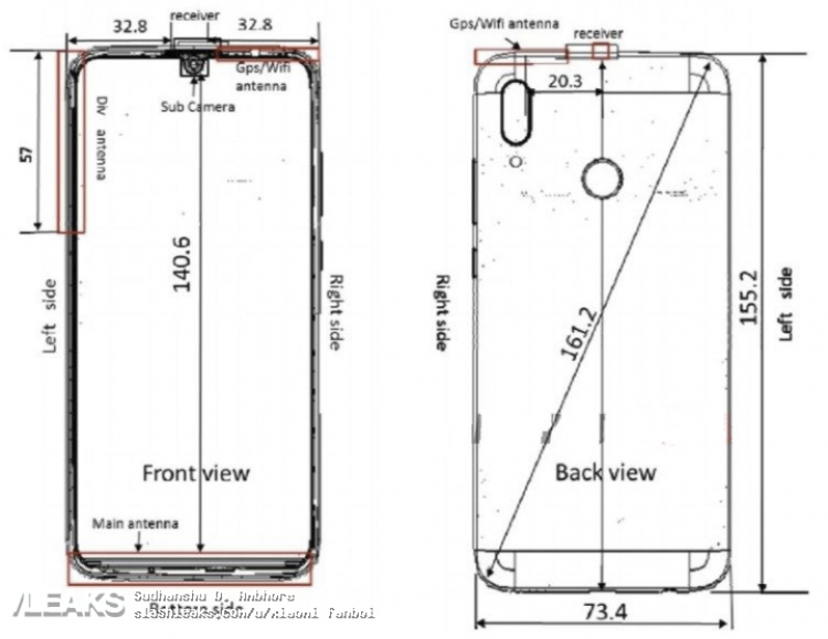 Появились изображения смартфона Huawei P Smart (2019)