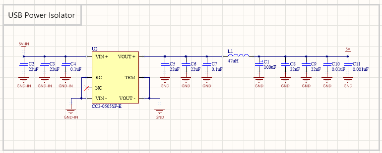 Схема usb изолятора