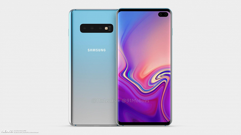 Появились качественные рендеры и видеоролик с участием Samsung Galaxy S10+ 