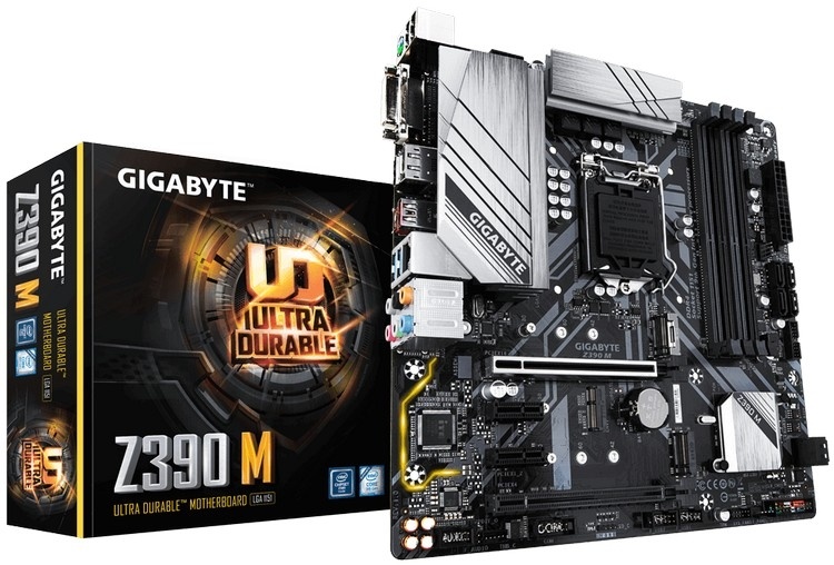 GIGABYTE Z390 M: бюджетная материнская плата на флагманском чипсете