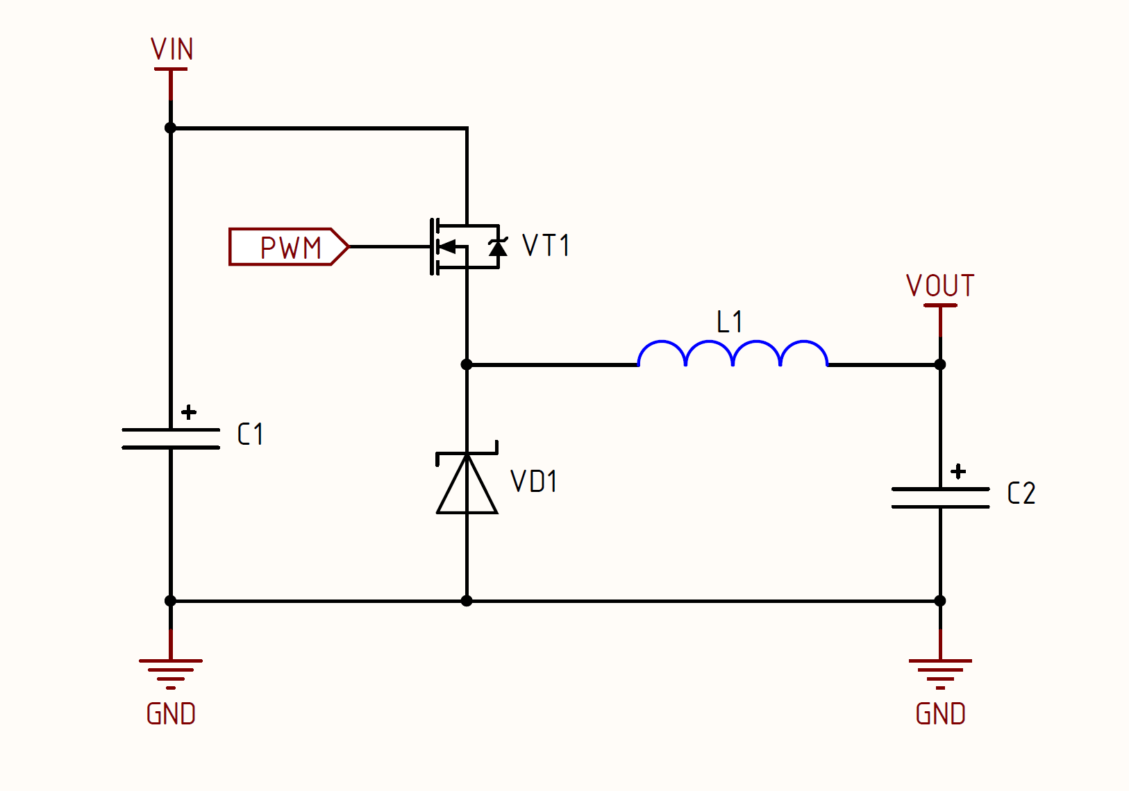 Разработка buck-преобразователя на STM32F334: принцип работы, расчеты, макетирование - 2