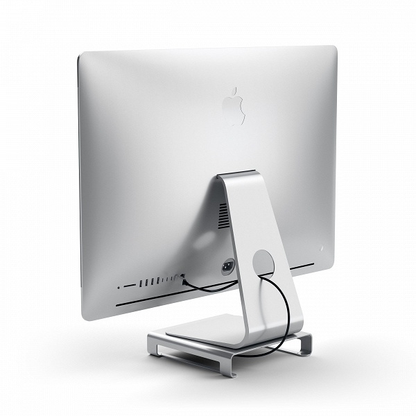 Satechi Type-C Aluminum Monitor Stand Hub — и концентратор USB, и подставка для Apple iMac